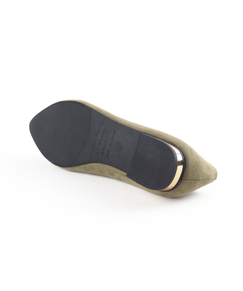 ORiental TRaffic（オリエンタルトラフィック）の「ポインテッドフラットパンプス（その他・レディース・ブラック/カーキ/レッド・34/35/36/37/38/39/40/42）」の6枚目の写真