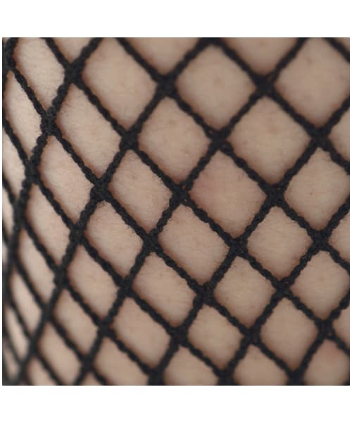 靴下屋（クツシタヤ）の「トーションフィッシュネットショートソックス（ソックス・靴下・レディース・オフホワイト/クロ/グレージュ/ローズピンク/カーキ・22.0～24.0cm）」の13枚目の写真