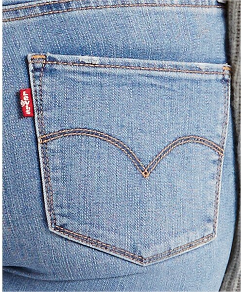 Levi's(リーバイス)の「Levi's Levi's® 721 Ripped High-Rise Skinny Jeans(デニムパンツ・レディース・Blue・24/25/26/27/28/29/30/31/32)」の4枚目の写真