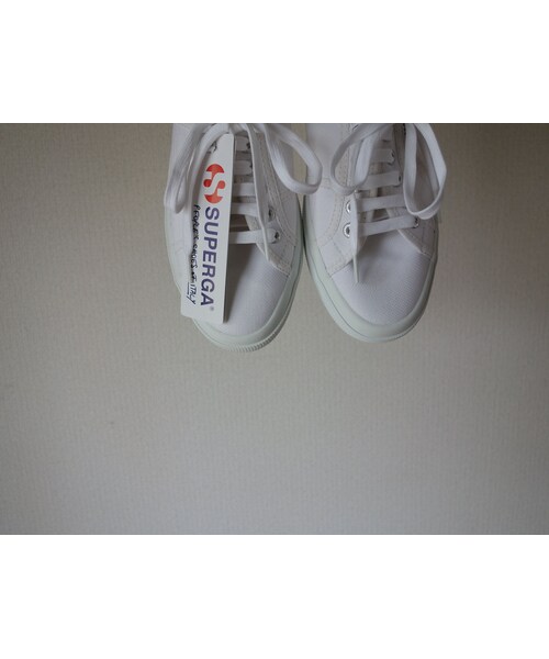 SUPERGA(スペルガ)の「SPERGA スペルガ "2750”キャンバススニーカー WHT&NVY【正規取り扱い品】(スニーカー・メンズ・その他)」の5枚目の写真