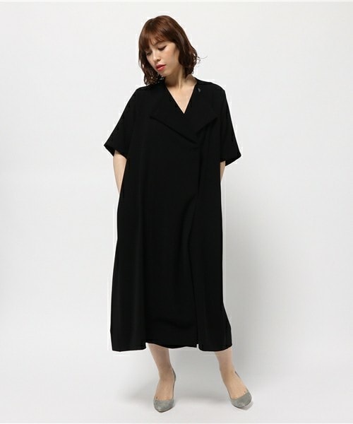 【clane】2WAYカシュクールオールインワン CLANE（クラネ）の「2WAY CACHE COEUR ALL IN ONE（つなぎ