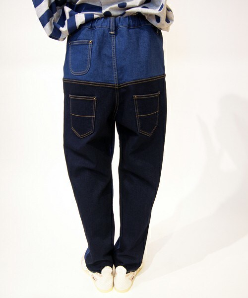 FRAPBOIS(フラボア)の「バイカラーデニム(デニムパンツ・レディース・ブルー/ネイビー・0/1)」の8枚目の写真