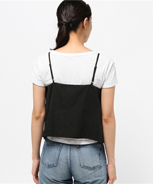 archives（アルシーヴ）の「ピーチタッチシンプルキャミ（シャツ/ブラウス・レディース・アイボリー/ブラック/カーキ/ピンク・MEDIUM）」の7枚目の写真