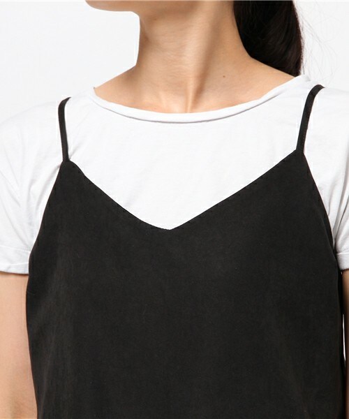 archives（アルシーヴ）の「ピーチタッチシンプルキャミ（シャツ/ブラウス・レディース・アイボリー/ブラック/カーキ/ピンク・MEDIUM）」の8枚目の写真