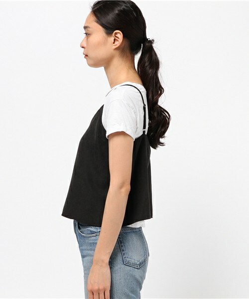 archives（アルシーヴ）の「ピーチタッチシンプルキャミ（シャツ/ブラウス・レディース・アイボリー/ブラック/カーキ/ピンク・MEDIUM）」の6枚目の写真