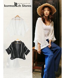KORMARCH | ラインシフォンガウン(ニット/セーター)