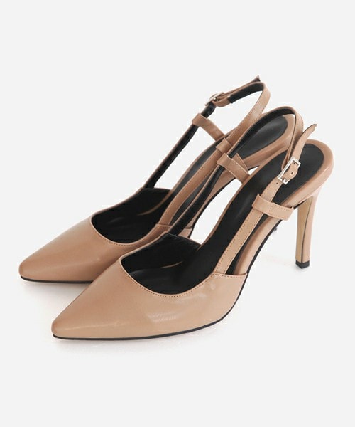 DHOLIC（ディーホリック）の「スリングバックヒールパンプス（パンプス・レディース・シルバー/ブラック/ベージュ/ワイン・225/230/235/240/245/250）」の3枚目の写真