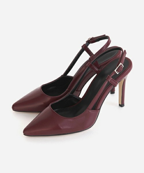 DHOLIC（ディーホリック）の「スリングバックヒールパンプス（パンプス・レディース・シルバー/ブラック/ベージュ/ワイン・225/230/235/240/245/250）」の4枚目の写真