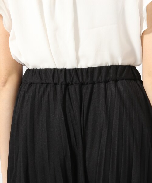 LOWRYS FARM（ローリーズファーム）の「カットプリーツスカーチョ（パンツ・ブラック/グレー/エンジ/カーキ・F）」の10枚目の写真