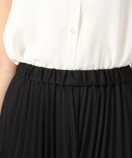 LOWRYS FARM（ローリーズファーム）の「カットプリーツスカーチョ（パンツ・ブラック/グレー/エンジ/カーキ・F）」の8枚目の写真