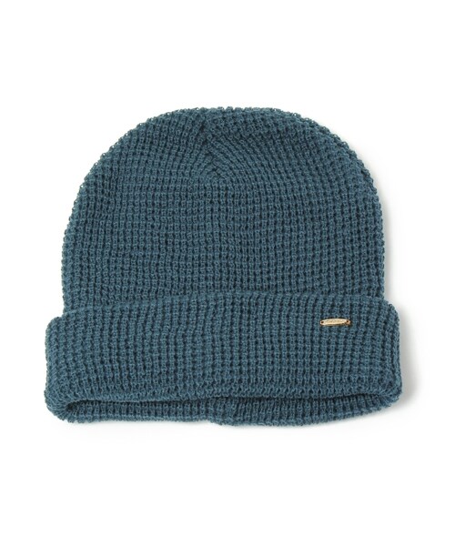 studio CLIP（スタディオクリップ）の「畦プレーンニットワッチ（帽子・グレー/チャコール/アイボリー/ブルー・F）」の4枚目の写真