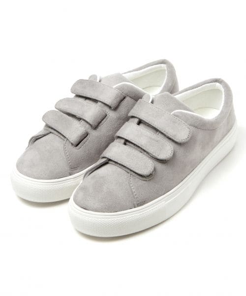 GLOBAL WORK（グローバルワーク）の「ベルクロスニーカー（シューズ・ホワイト/グレー・M(23-23.5cm)/L(24-24.5cm)）」の2枚目の写真