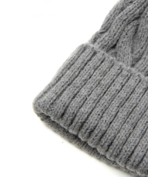 GLOBAL WORK（グローバルワーク）の「ケーブルワッチ（帽子・オフホワイト/ブラック/グレー/ベージュ/ネイビー・ナシ）」の7枚目の写真