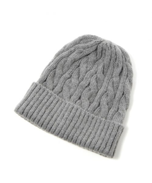 GLOBAL WORK（グローバルワーク）の「ケーブルワッチ（帽子・オフホワイト/ブラック/グレー/ベージュ/ネイビー・ナシ）」の6枚目の写真