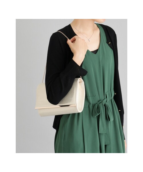 RODE SKO（ロデスコ）の「MALVINA パーティクラッチ（バッグ・レディース・BLACK/GOLD・-）」の3枚目の写真