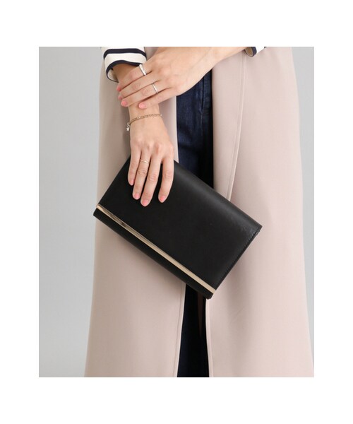 RODE SKO（ロデスコ）の「MALVINA パーティクラッチ（バッグ・レディース・BLACK/GOLD・-）」の5枚目の写真