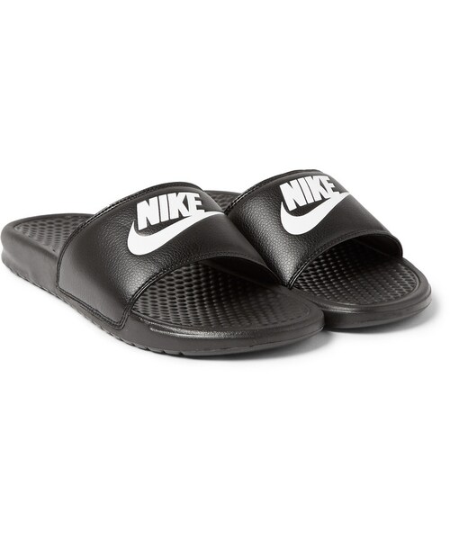NIKE(ナイキ)の「Nike Benassi JDI Slides(その他シューズ・メンズ・Black/Blue・US10/US11/US12/US13/US14/US6/US7/US8/US9)」の3枚目の写真