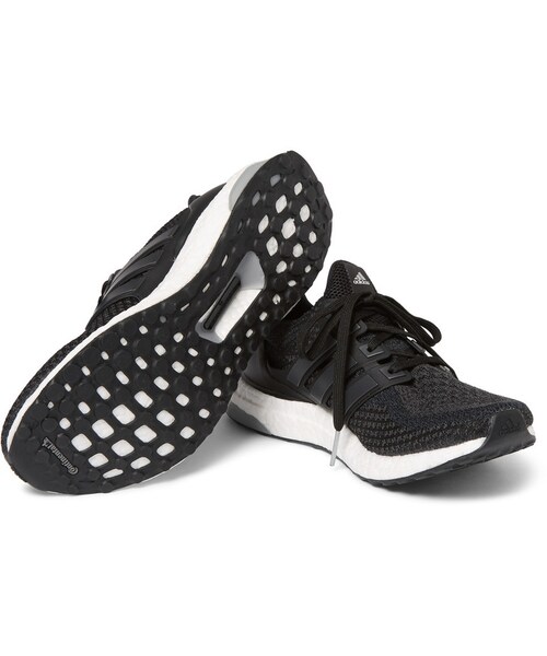 adidas(アディダス)の「Adidas Originals Ultra Boost Rubber-Trimmed Primeknit Sneakers(スニーカー・メンズ・Black・UK12.5/UK8)」の5枚目の写真