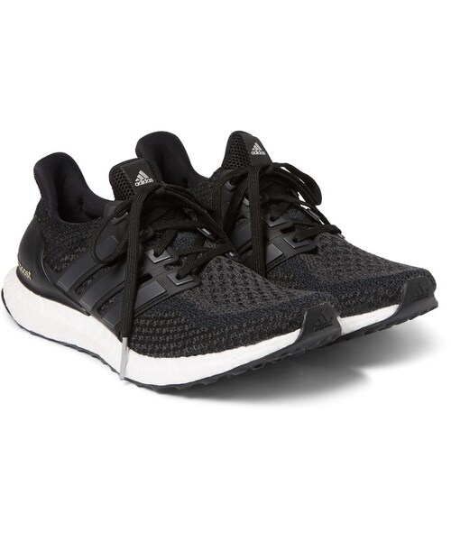 adidas(アディダス)の「Adidas Originals Ultra Boost Rubber-Trimmed Primeknit Sneakers(スニーカー・メンズ・Black・UK12.5/UK8)」の4枚目の写真