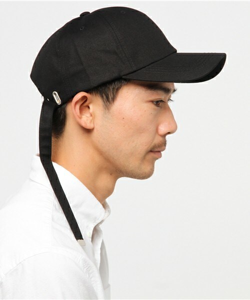 CASPER JOHN(キャスパージョン)の「ロングストラップキャップ(キャップ・メンズ・ブラック・FREE)」の4枚目の写真