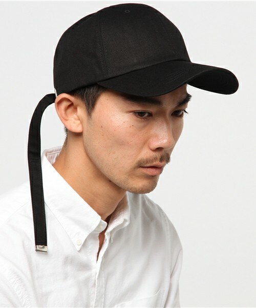 CASPER JOHN(キャスパージョン)の「ロングストラップキャップ(キャップ・メンズ・ブラック・FREE)」の8枚目の写真