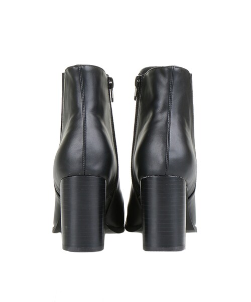 31 Sons de mode（トランテアン　ソン　ドゥ　モード）の「チャンキーヒールサイドゴアブーツ（シューズ・レディース・ブラック/ブラウン・S/M/L）」の5枚目の写真