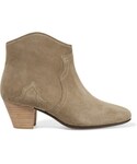 Etoile Isabel Marant | Isabel Marant - étoile The Dicker Suede Ankle Boots - Army green(Boots)