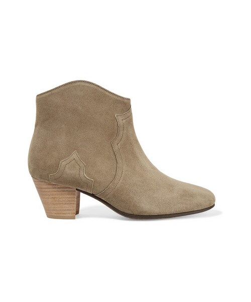 isabel marant dicker suede ankle boots