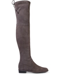 STUART WEITZMAN | Stuart Weitzman - Lowland Suede Over-the-knee Boots - Gray(ブーツ)