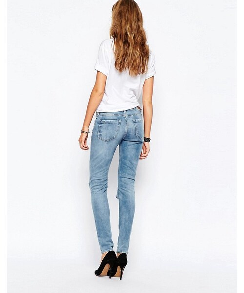 Blank NYC(-)の「BLANK NYC Blank NYC Skinny Jeans With Rips & Distressing(デニムパンツ・レディース・Blue・W29)」の4枚目の写真
