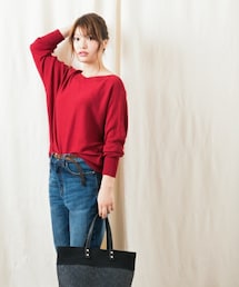 INTERPLANET | 《WEARISTA 三橋栄香セレクト》ソリストヒートドルマンニット(ニット/セーター)