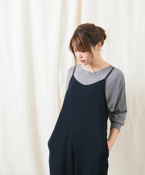 INTERPLANET（インタープラネット）の「《WEARISTA 三橋栄香セレクト》ソリストヒートドルマンニット（ニット/セーター・レディース・ブラック/グレー/キャメル/ワイン・FREE）」の19枚目の写真