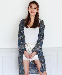 DHOLIC | フローラルオープンカーディガン(その他トップス)