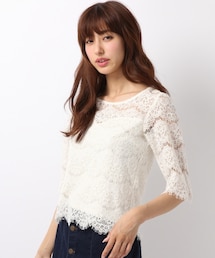 Heather | ランジェリーレースプルオーバー(トップス)