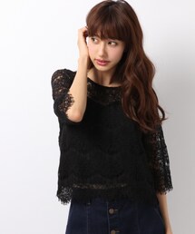 Heather | ランジェリーレースプルオーバー(トップス)