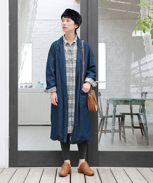 studio CLIP（スタディオクリップ）の「デニムチェスターコート