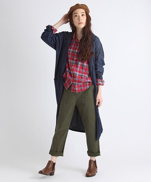 studio CLIP（スタディオクリップ）の「デニムチェスターコート