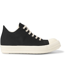 Rick Owens | Rick Owens DRKSHDW Rubber-Trimmed Silk-Faille Sneakers(スニーカー)