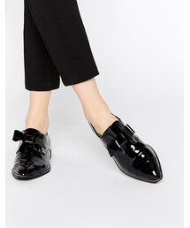 ALDO | ALDO Gazoldo Black Patent Flat Shoes(シューズ)
