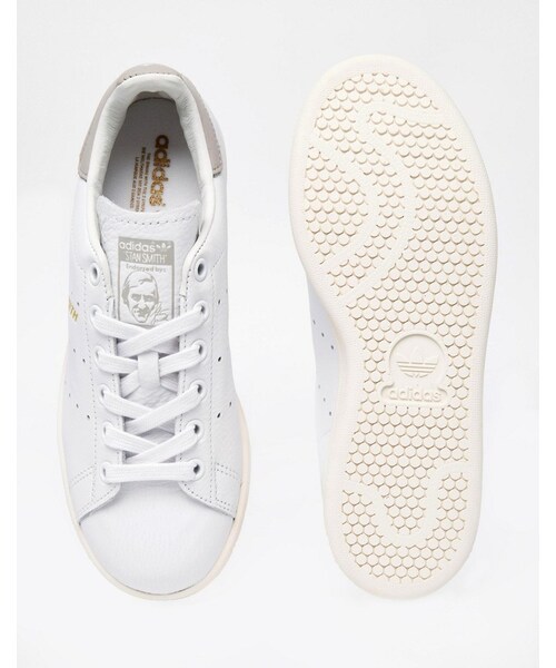 adidas(アディダス)の「Adidas adidas Originals White Stan Smith Sneakers(スニーカー・レディース・White・US 10)」の4枚目の写真