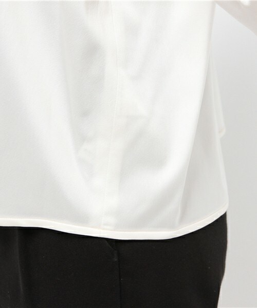 mame（マメ）の「mame オフショルダーフレアトップス（その他トップス・レディース・ホワイト/ブラック・1）」の8枚目の写真