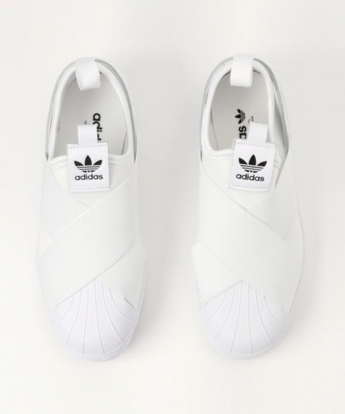 adidas Originals（アディダスオリジナルス）の「ウィメンズ アディダス スーパースター スリッポン ホワイト adidas Originals Superstar Slip On W S81338（スニーカー・レディース・ホワイト・22cm/22.5cm）」の5枚目の写真