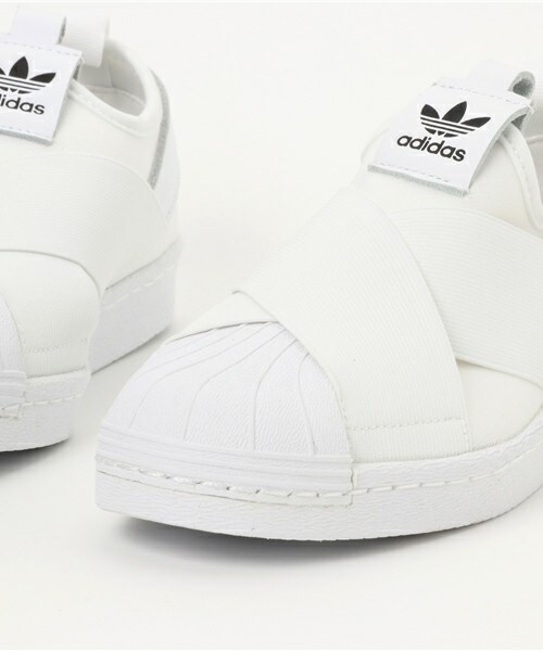 Adidas スーパースタースリッポンホワイトスニーカー 26cm 楽天市場】adidas superstar slip on w アディダス スーパー