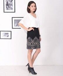 Bou Jeloud | 刺繍パッチワークタイトスカート(スカート)