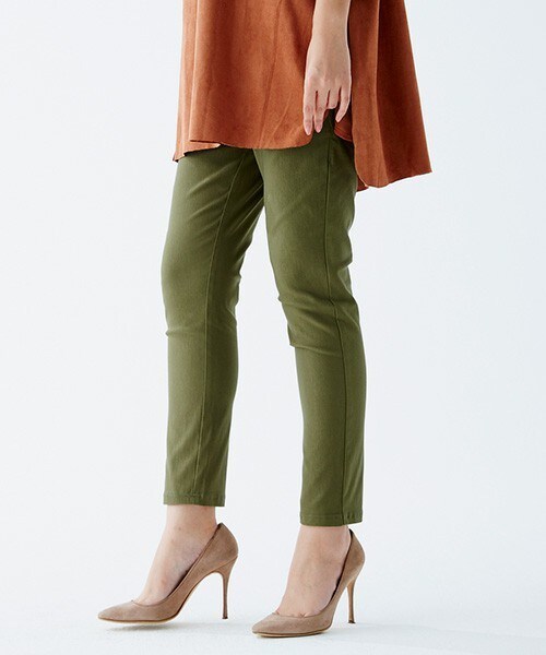 Bou Jeloud（ブージュルード）の「【セール除外品】ハイテンションタックパンツ（フル丈）（その他パンツ・レディース・ブラック/カーキ/ネイビー/キャメル/A/B/ベージュ/オリーブ/C・36/38/40）」の13枚目の写真