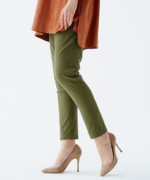 Bou Jeloud（ブージュルード）の「【セール除外品】ハイテンションタックパンツ（フル丈）（その他パンツ・レディース・ブラック/カーキ/ネイビー/キャメル/A/B/ベージュ/オリーブ/C・36/38/40）」の12枚目の写真