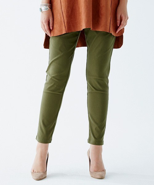 Bou Jeloud（ブージュルード）の「【セール除外品】ハイテンションタックパンツ（フル丈）（その他パンツ・レディース・ブラック/カーキ/ネイビー/キャメル/A/B/ベージュ/オリーブ/C・36/38/40）」の11枚目の写真