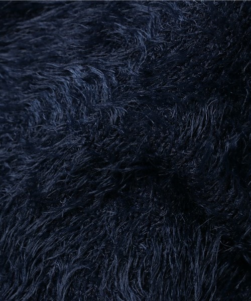 Bou Jeloud(ブージュルード)の「【AWカタログ掲載】シャギーニットカーディガン(カーディガン/ボレロ・レディース・グレー/ライトグレー/ネイビー・FREE)」の14枚目の写真