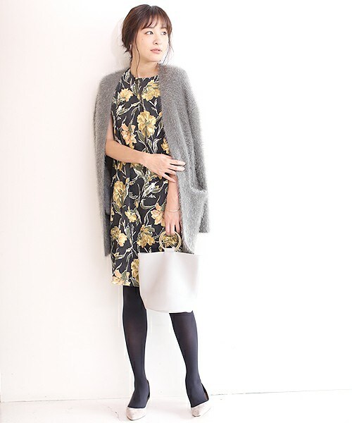 Bou Jeloud(ブージュルード)の「【AWカタログ掲載】シャギーニットカーディガン(カーディガン/ボレロ・レディース・グレー/ライトグレー/ネイビー・FREE)」の15枚目の写真