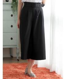 Honeys | 共ベルト付ガウチョ(パンツ)